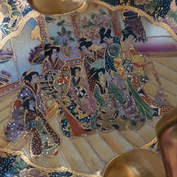 Chinese Satsuma Basket - Picture 2 of 11